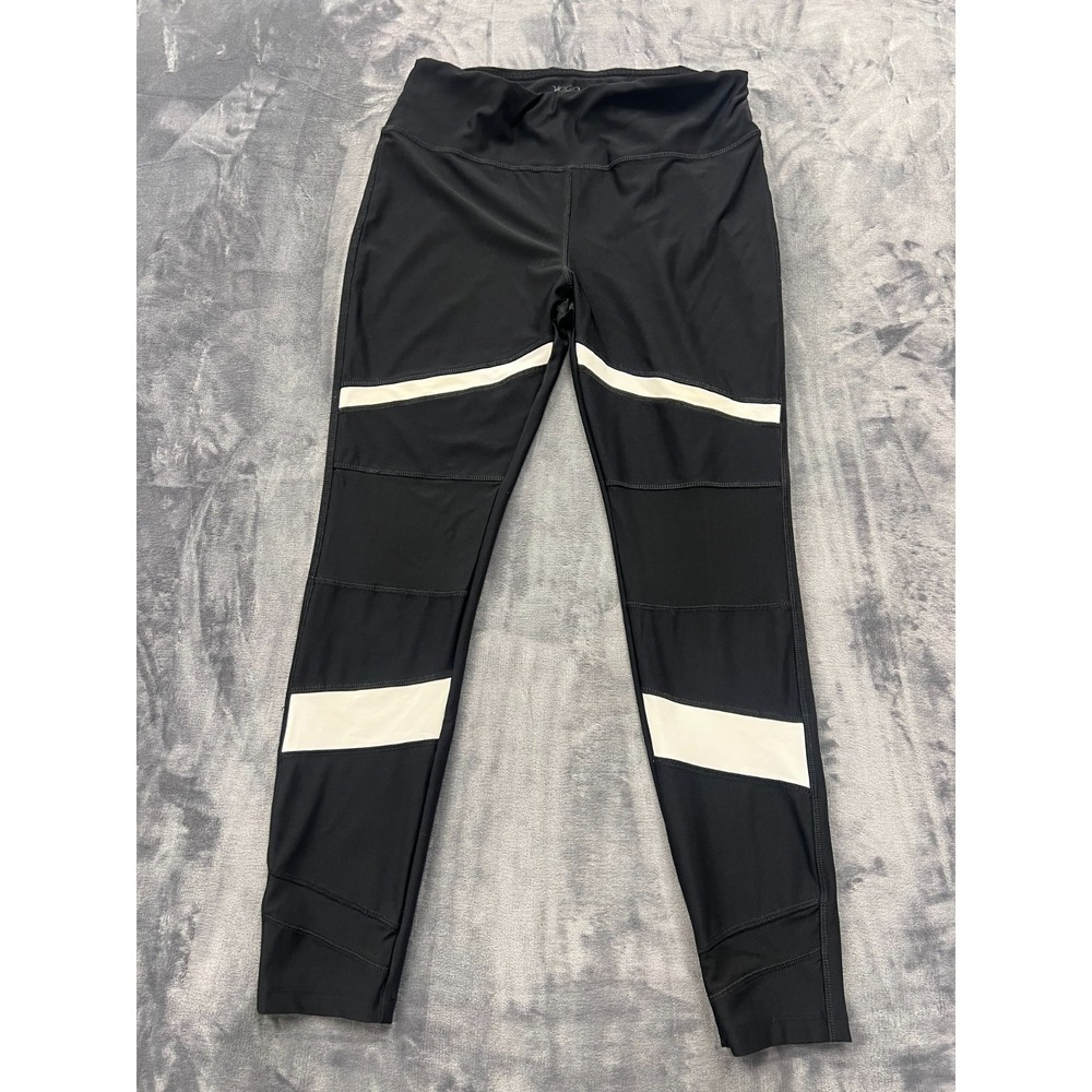 Vogo Athletica Leggings Womens Large Black Skinny Leg Elastic Waist Pull On Gym
